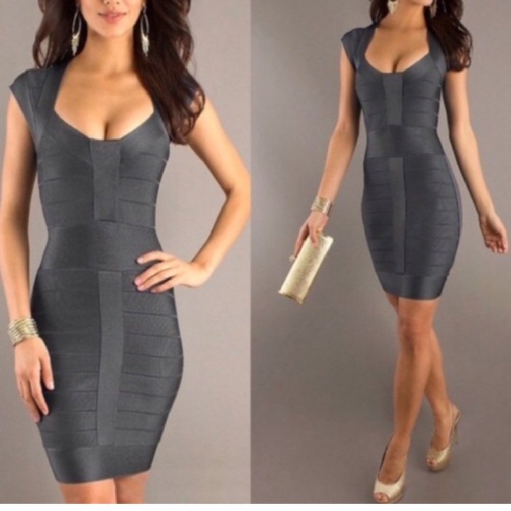 French Connection Bandage Bodycon Dress  6
